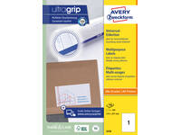 Etiket Avery 3478 210x297mm A4 wit 100 stuks