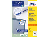 Etiket Avery 3668 52.5x21.2mm wit 5600 stuks