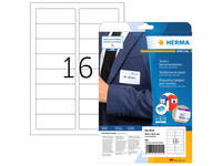 Naambadge etiket HERMA 4515 88.9x33.8mm wit 320 stuks