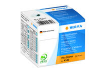 Etiket HERMA adres 4340 70x38mm op rol wit 250 stuks