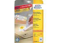 Etiket Avery L4736REV-25 45.7x21.2mm wit 1200 stuks