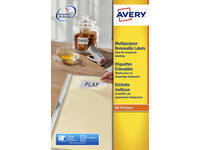 Etiket Avery L4737REV-25 63.5x29.6mm wit 675 stuks