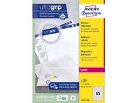 Etiket Avery L7651-100 38.1x21.2mm wit 6500 stuks