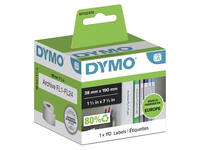 Etiket Dymo LabelWriter multifunctioneel 38x190mm 1 rol á 110 stuks wit
