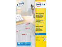 Etiket Avery J8656-25 46x11.1mm wit 2100 stuks