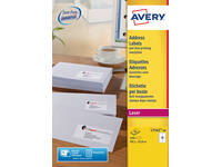 Etiket Avery L7162-40 99.1x33.9mm wit 640 stuks