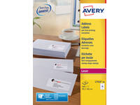 Etiket Avery L7163-40 99.1x38.1mm wit 560 stuks