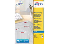 Etiket Avery J8654-25 45.7x25.4mm wit 1000 stuks