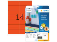 Etiket HERMA 5059 105x42.3mm verwijderbaar rood 280 stuks