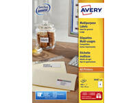 Etiket Avery L4745REV-25 96x63.5mm wit 200 stuks