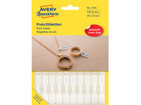 Etiket Avery 3335 49x10mm wit 924 stuks
