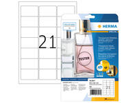 Etiket HERMA 8017 63.5x38.1mm transparant 525 stuks