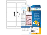 Etiket HERMA 8018 96x50.8mm transparant 250 stuks
