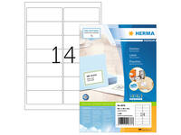 Etiket HERMA 4678 99.1x38.1mm premium wit 1400 stuks