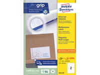 Etiket Avery 3655-200 210x148mm A5 wit 400 stuks