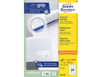 Etiket Avery 3658 64.6x33.8mm wit 4800 stuks