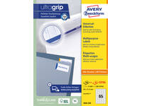 Etiket Avery 3666-200 38x21.2mm wit 13000 stuks