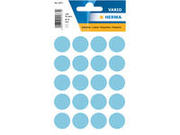 Etiket HERMA 1873 rond 19mm blauw 100 stuks