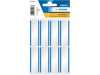 Naambadge etiket HERMA 1903 54x19mm wit/blauw 16 stuks