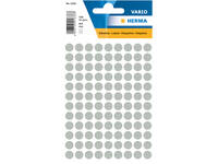Etiket HERMA 1838 rond 8mm grijs 540 stuks