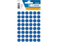 Etiket HERMA 1853 rond 13mm donkerblauw 240 stuks