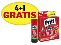 Lijmstift Pritt Stick Original 43gr promopack 4+1 gratis