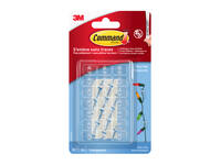 Sierklemmen Command 17026CLR inclusief bevestigingsstrip transparant