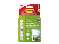 Bevestigingsstrip Command klik vast smal 5,4kg wit