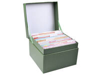 Wenskaartbox Paperclip inclusief 75 wenskaarten