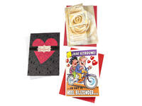 Wenskaart Paperclip huwelijksjubileum navulset à 6 stuks