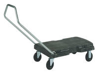 Transportkar Rubbermaid Triple Trolley inklapbaar 227kg zwart