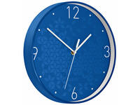 Wandklok Leitz WOW Ø29cm blauw