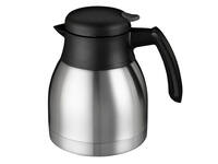 Thermoskan Bravilor dubbelwandig 1 liter RVS zwart