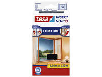 Insectenhor tesa® Insect Stop COMFORT raam 1,3x1,3m zwart