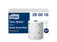Handdoekrol Tork H1 Matic Premium 2-laags 100m wit 290016