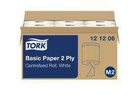 Poetspapier Tork M2 Basic Universal 2-laags 160m wit 121206