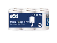 Poetspapier Tork M2 Basic Universal 1-laags 300m wit 120155