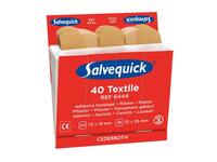 Pleisters Salvequick navulling textiel 6x 40 stuks