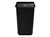 Afvalbak Katrin open inworp 25 liter zwart 92261