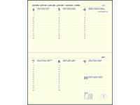 Agendavulling 2027 Ryam Memoplan 7 Compact 7 dagen/2pagina's landscape crème
