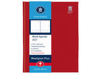 Agenda 2027 Ryam Weekplan Plus Mercury 7dagen/2pagina's rood
