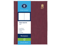 Agenda 2027 Ryam Weekplan Mundior 7dagen/2pagina's bordeaux