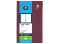 Agenda 2027 Ryam Memoplan 7 Suprema 7dagen/2pagina's bordeaux
