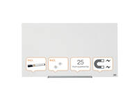 Glasbord Nobo Impression Pro 99,3x55,9cm briljant wit