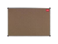 Prikbord Nobo Elipse 60x90cm kurk