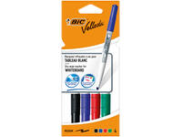 Whiteboardmarker Bic Velleda 1744 rond medium assorti 4 stuks