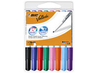Whiteboardmarker Bic Velleda 1748 rond medium assorti blister à 8st