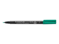 Viltstift Staedtler Lumocolor 318 permanent F groen