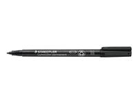 Viltstift Staedtler Lumocolor 317 permanent M zwart