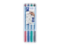 Viltstift Staedtler Lumocolor 305 non permanent correctable F ass 4st
